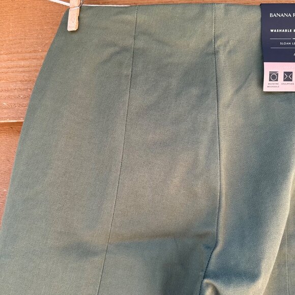Banana Republic Sage Green Sloan Legging Bi-Stretch Ankle Pants Size 4 NWT - Picture 16 of 16